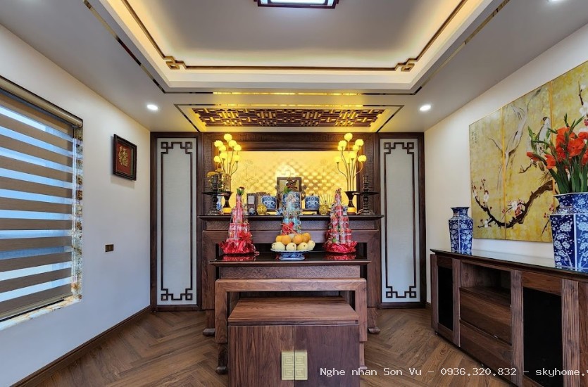  Bàn Thờ Gia Tiên Gỗ Tự Nhiên -MS31 tại Tây Hồ