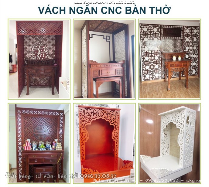Bàn thờ 1m53 gỗ Mít ta tại Hà Đông