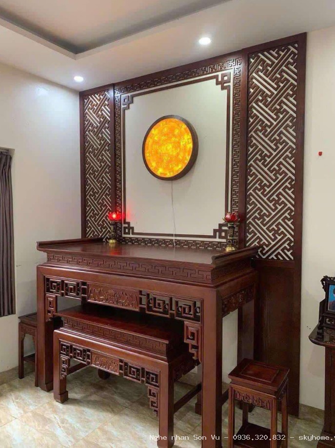 Bàn thờ đẹp tại Hoài Đức gỗ chất lượng tại Hoàng Mai