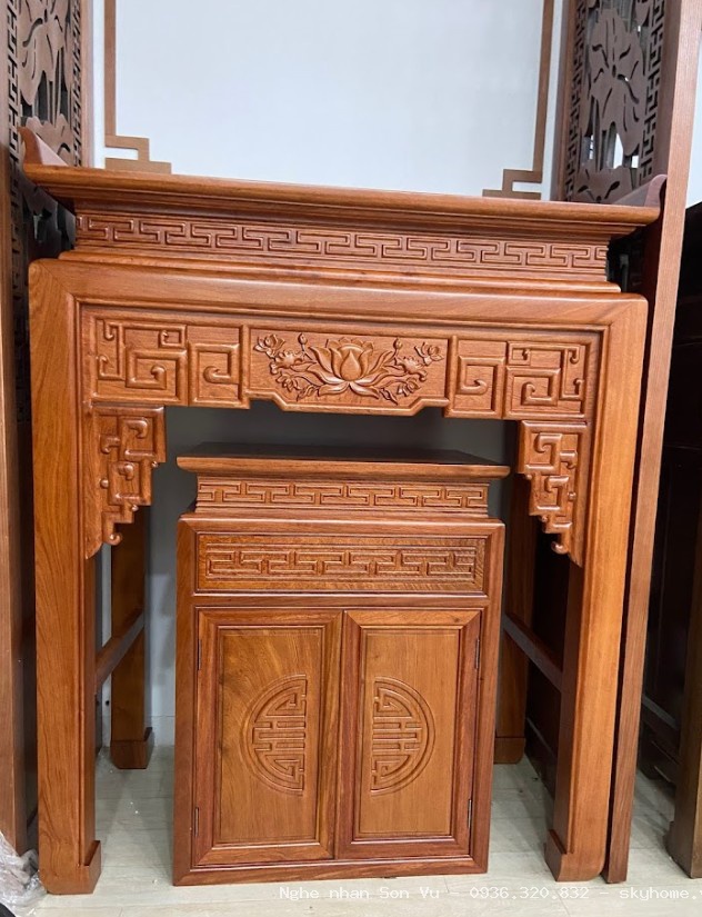 Bàn Thờ Đứng Gỗ Sồi -MS36 tại Tây Hồ