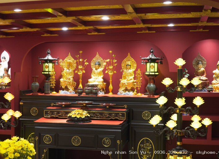 Bàn Thờ Đứng Nhỏ Gỗ Mít 1m27 BT19 tại Tây Hồ