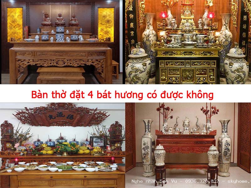 Bàn Thờ Gỗ Gụ Cao Cấp tại Tây Hồ