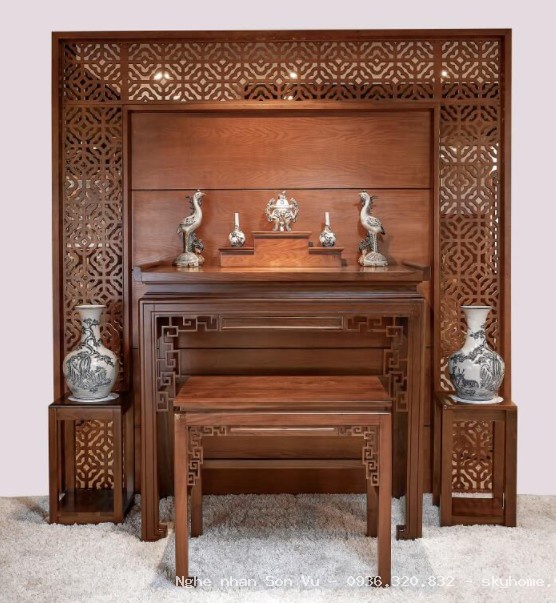 BAN THỜ GỖ GỤ , HƯƠNG ĐẸP tại Hoàng Mai