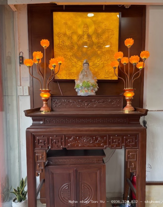 Bàn Thờ Gỗ Mít Dài 1m97 BT11 tại Nam Từ Liêm