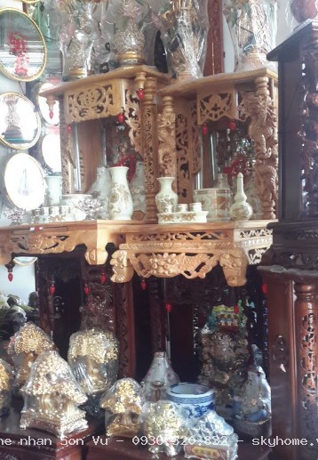 MẪU BÀN THỜ PHẬT ĐẸP CHẤT LƯỢNG tại Thanh Xuân