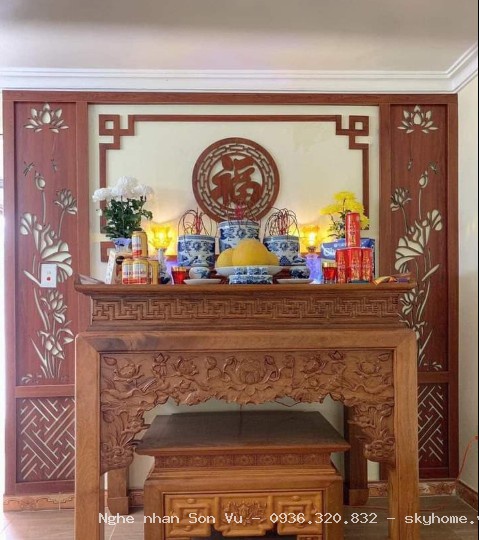 NƠI BÁN VÀ THIẾT KẾ TỦ THỜ THEO YÊU CẦU QUÝ KHÁCH tại Cầu Giấy