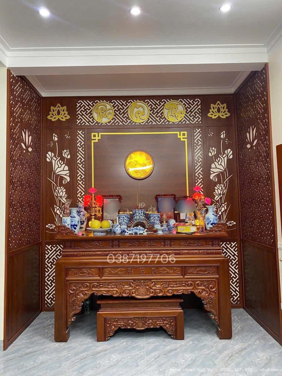 Phòng thờ Phật Dược Sư phong cách Tây Tạng tại Thanh Xuân