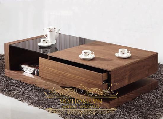 bàn trà gỗ hộp