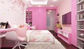 phòng ngủ màu hồng cho bé