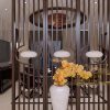 Vách ngăn phòng bếp và phòng khách