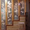 Vách ngăn CNC gỗ