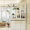 Vách ngăn kết hợp tủ rượu