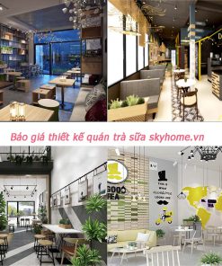 Thiết kế quán trà sữa