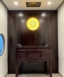 Vách ngăn gỗ hương