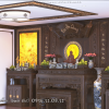 Án gian thờ gỗ hương đá