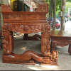 SẬP THỜ TỨ LINH GỖ HƯƠNG ĐÁ