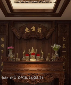 Phòng thờ có cần cửa không?