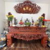 Sập thờ trơn chương vát