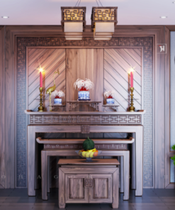 Bàn thờ gỗ Óc chó