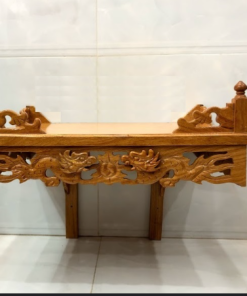 Bàn thờ treo tường khắc rồng phụng