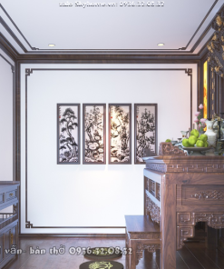 Sập Thờ Ngũ Phúc Gỗ Mít