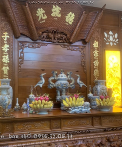 Bàn thờ tam cấp mẫu Như Ý