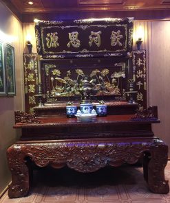 Sập Thờ Tứ Linh Đục Hổ Phù