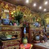 Phòng Thờ Gia Tiên 3 Gian Sơn Ta Thếp Vàng