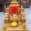 Bàn thờ thần tài gỗ gõ đỏ