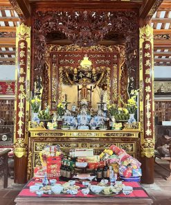 Nội Thất Từ Đường 3 Gian Sơn Son Thếp Vàng