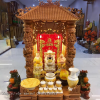 Tắm mưa tượng Thần Tài
