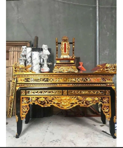 Bàn thờ ô xa sơn son thếp vàng