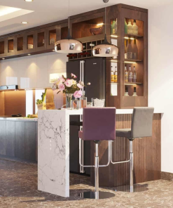 Tủ bếp có quầy bar