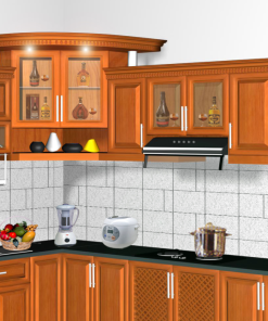 Tủ bếp gỗ xoan đào