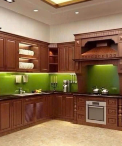 Tủ bếp gỗ xoan đào