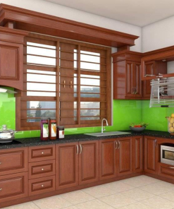 Tủ bếp gỗ xoan đào