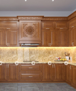 Tủ bếp gỗ xoan đào