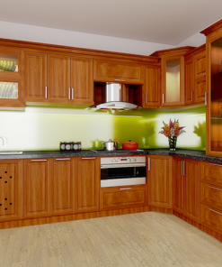 Tủ bếp gỗ xoan đào