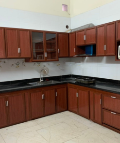 Tủ bếp nhôm kính