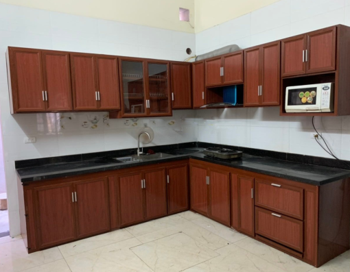 Tủ bếp nhôm kính