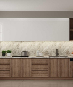 Tủ bếp gỗ tự nhiên