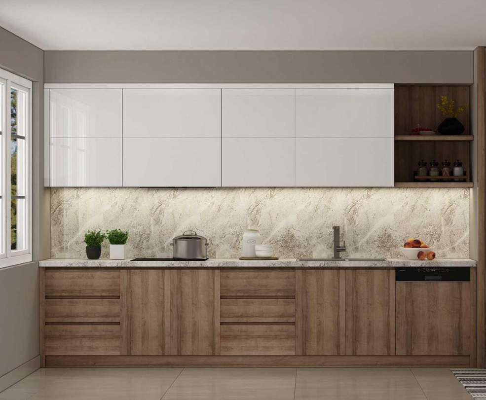 Tủ bếp gỗ tự nhiên