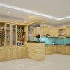 Tủ bếp gỗ tần bì