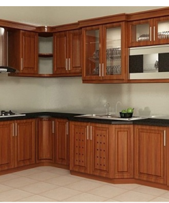 Tủ bếp gỗ căm xe