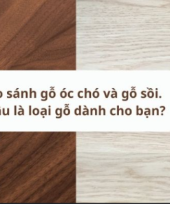 Nội thất gỗ sồi và óc chó