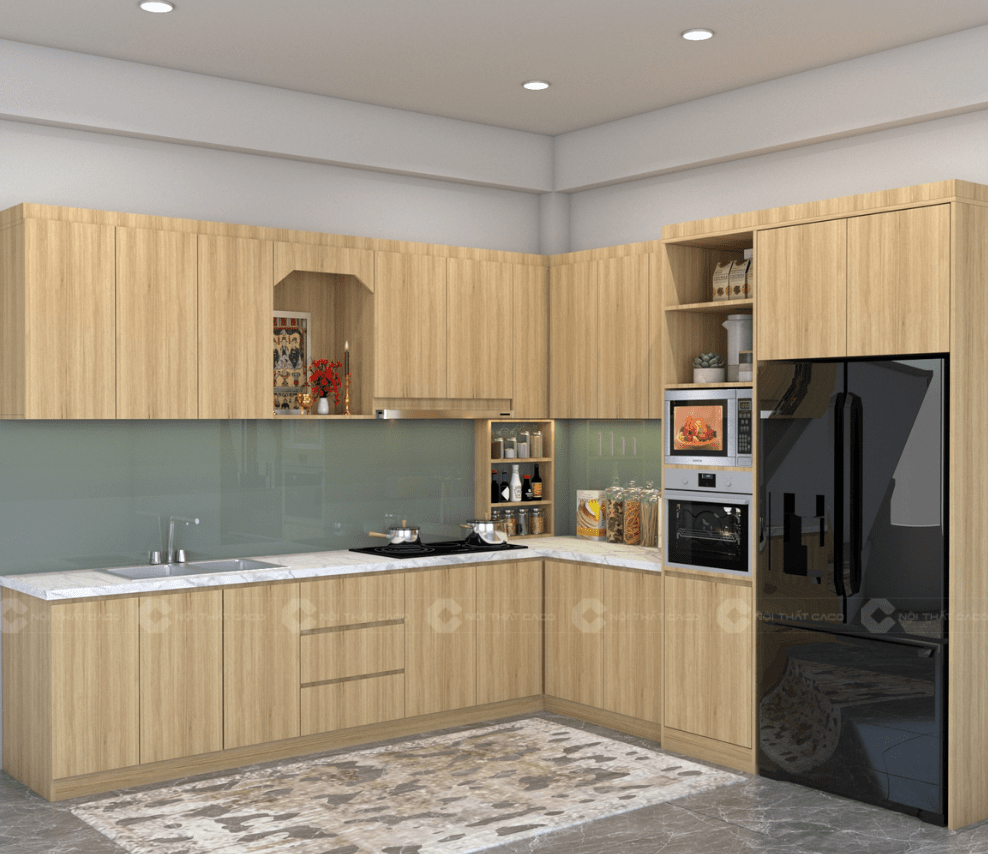 Tủ bếp Melamine