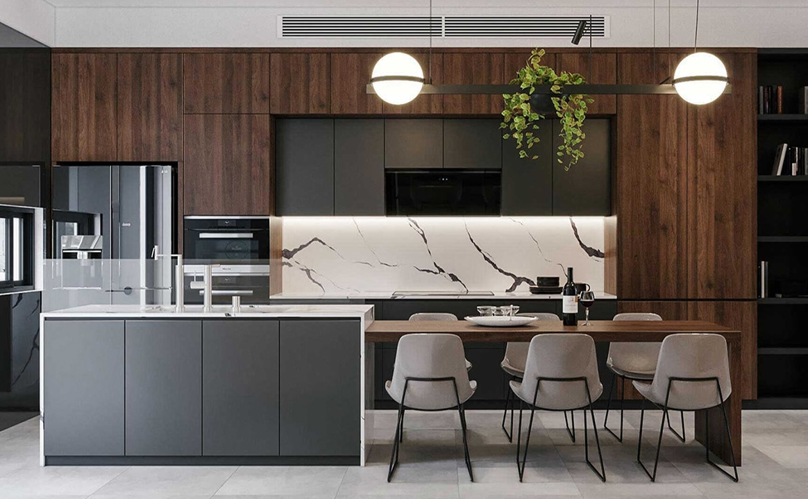 Tủ bếp Melamine