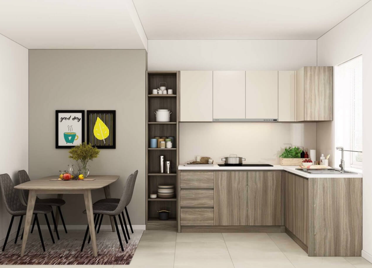 Tủ bếp Melamine