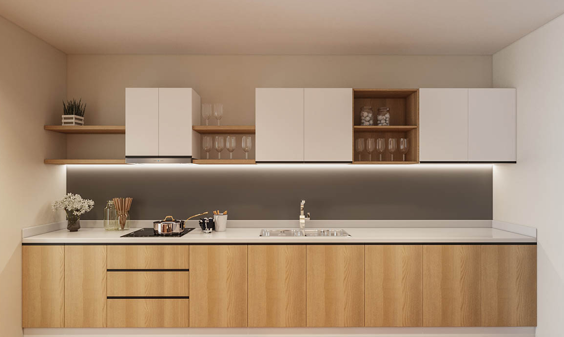 Tủ bếp Melamine