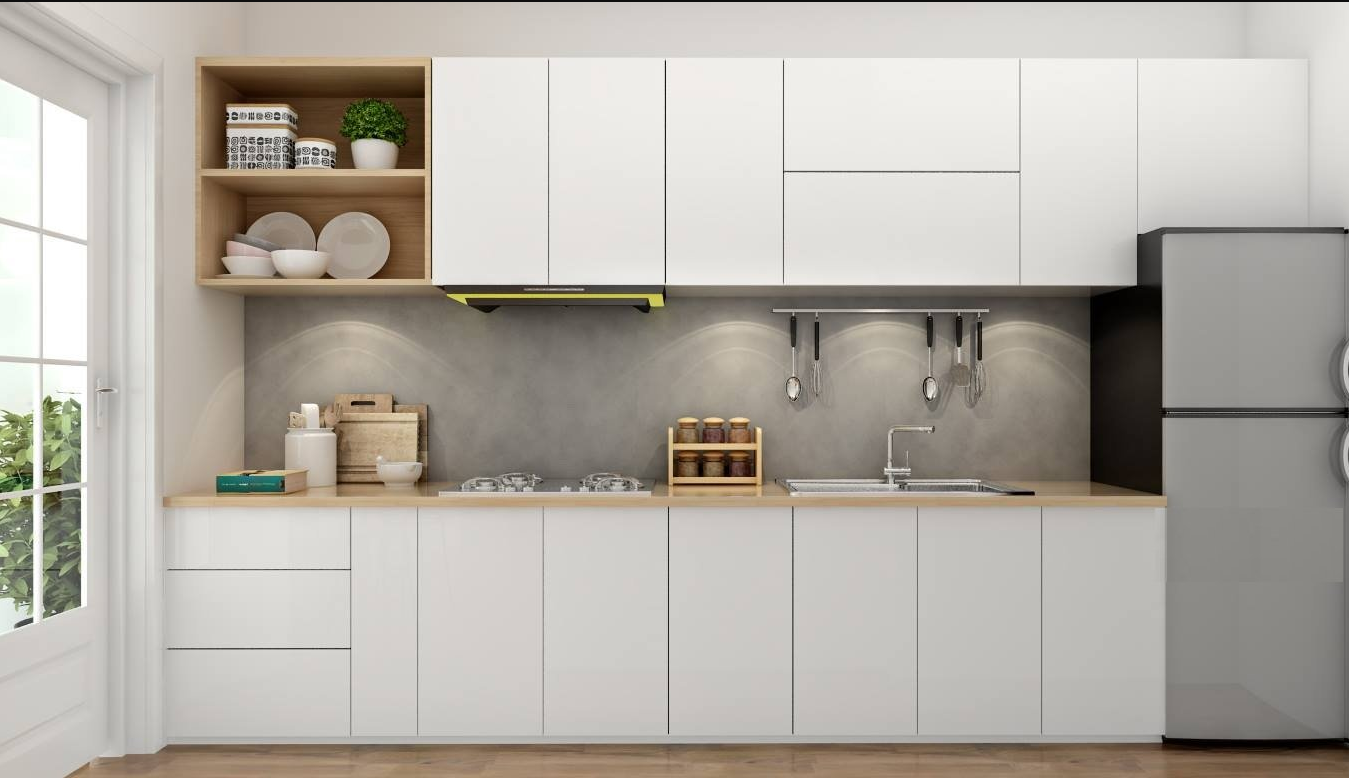 Tủ bếp Melamine